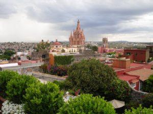Views of San Miguel de Allende from Rooftop at Casa Sierra Nevada